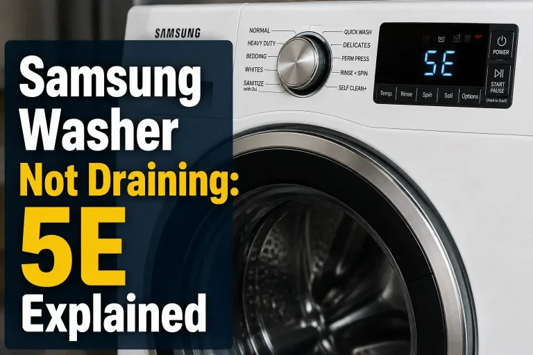 Samsung Washer Not Draining
